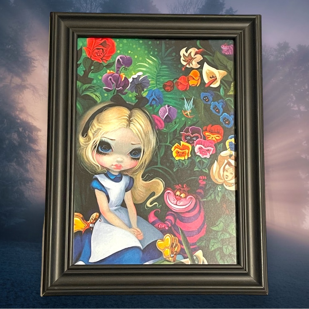 “Alice in the Garden” byJasmine Becket-Griffith Disney WonderGround Gallery Card